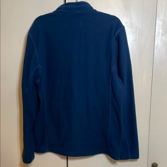 Blue 1/4 Zip Up Sweater with Classic Design - Picture 2 of 6